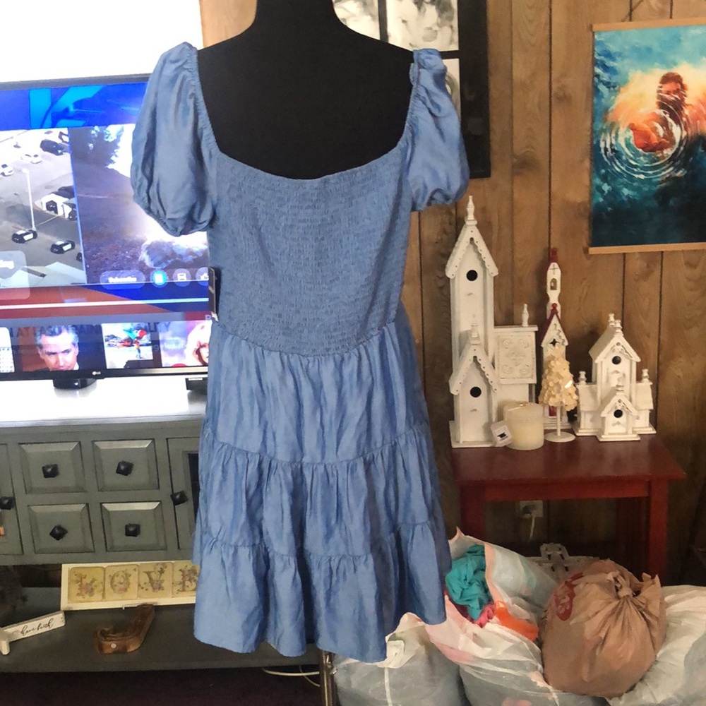NWT Harper & Ivy Blue Dress size XXL - Picture 6 of 10